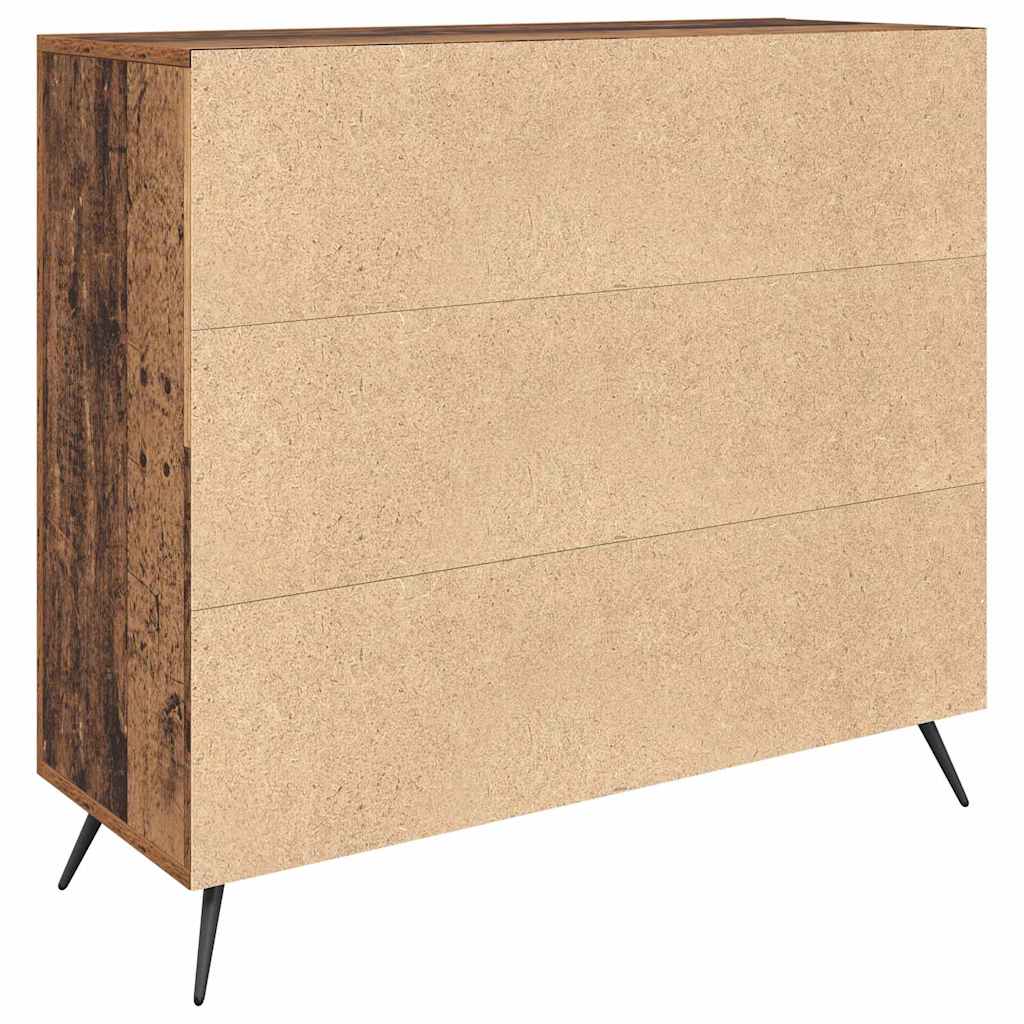 Buffet Marron 90 x 34 x 80 cm Bois d'ingénierie - XIOS