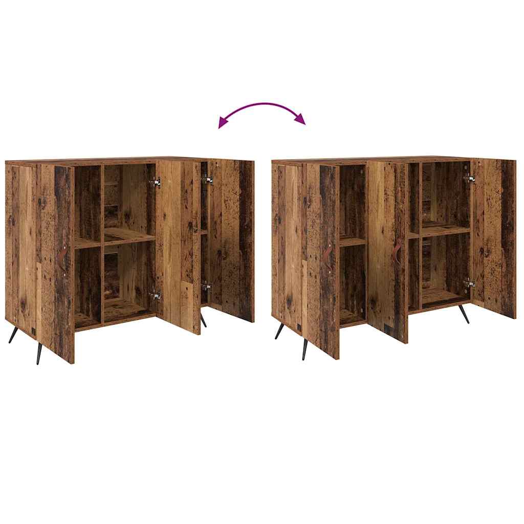 Buffet Marron 90 x 34 x 80 cm Bois d'ingénierie - XIOS