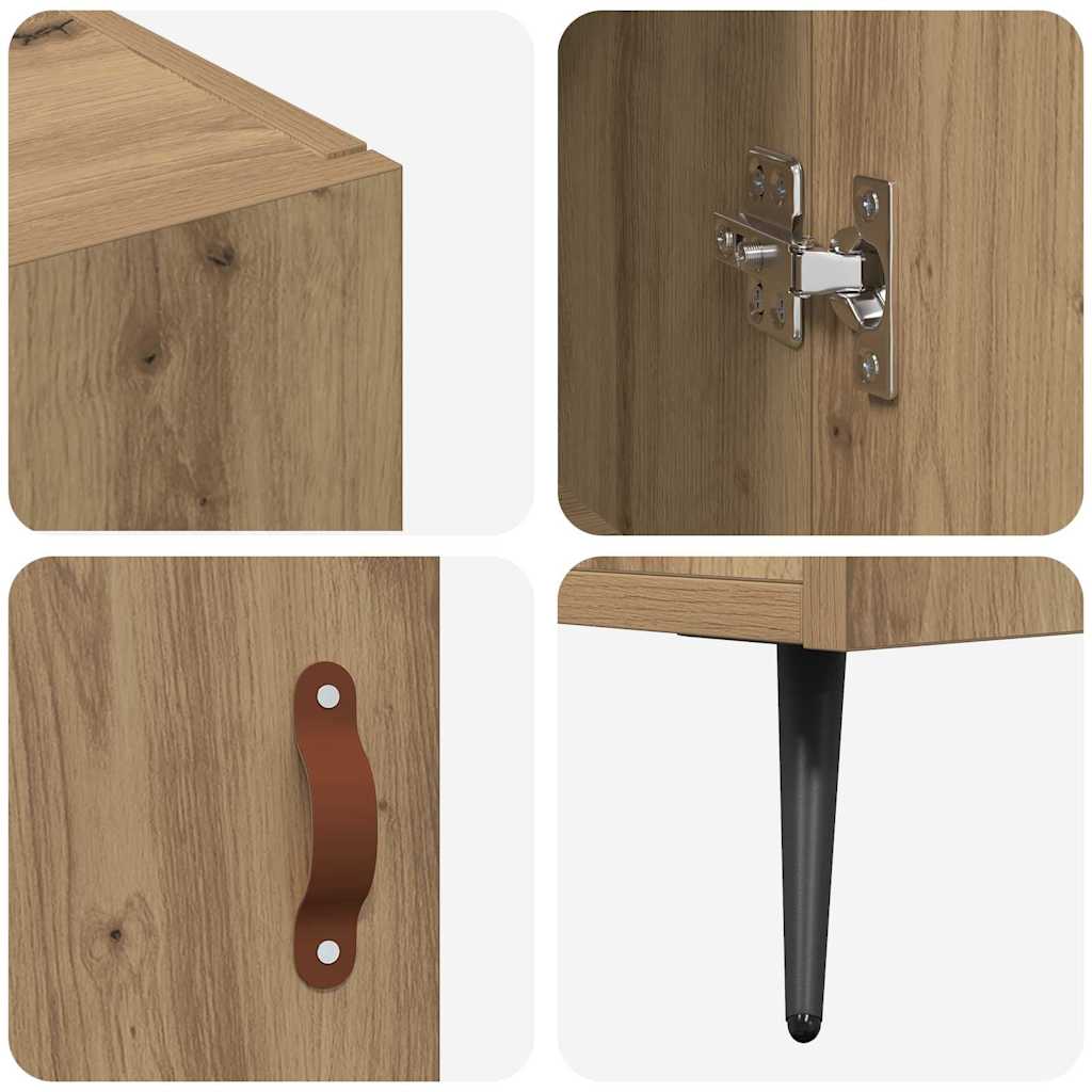 Buffet Marron 90 x 34 x 80 cm Bois d'ingénierie - XIOS