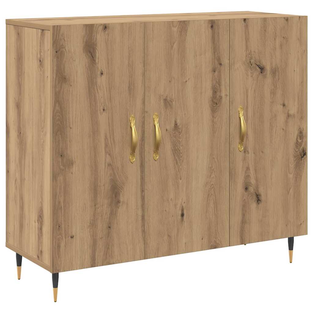 Buffet Marron 90 x 34 x 80 cm Bois d'ingénierie - XIOS
