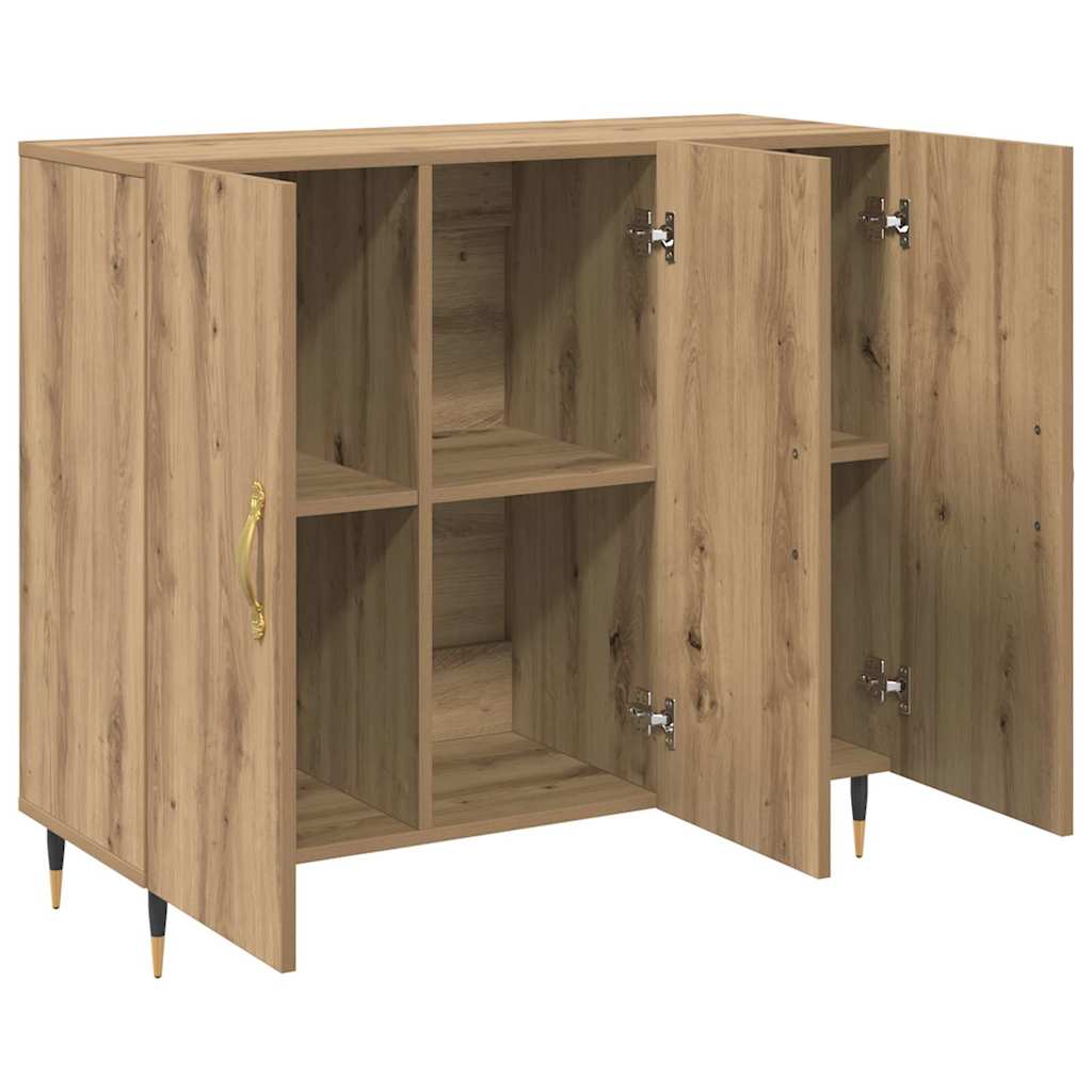 Buffet Marron 90 x 34 x 80 cm Bois d'ingénierie - XIOS
