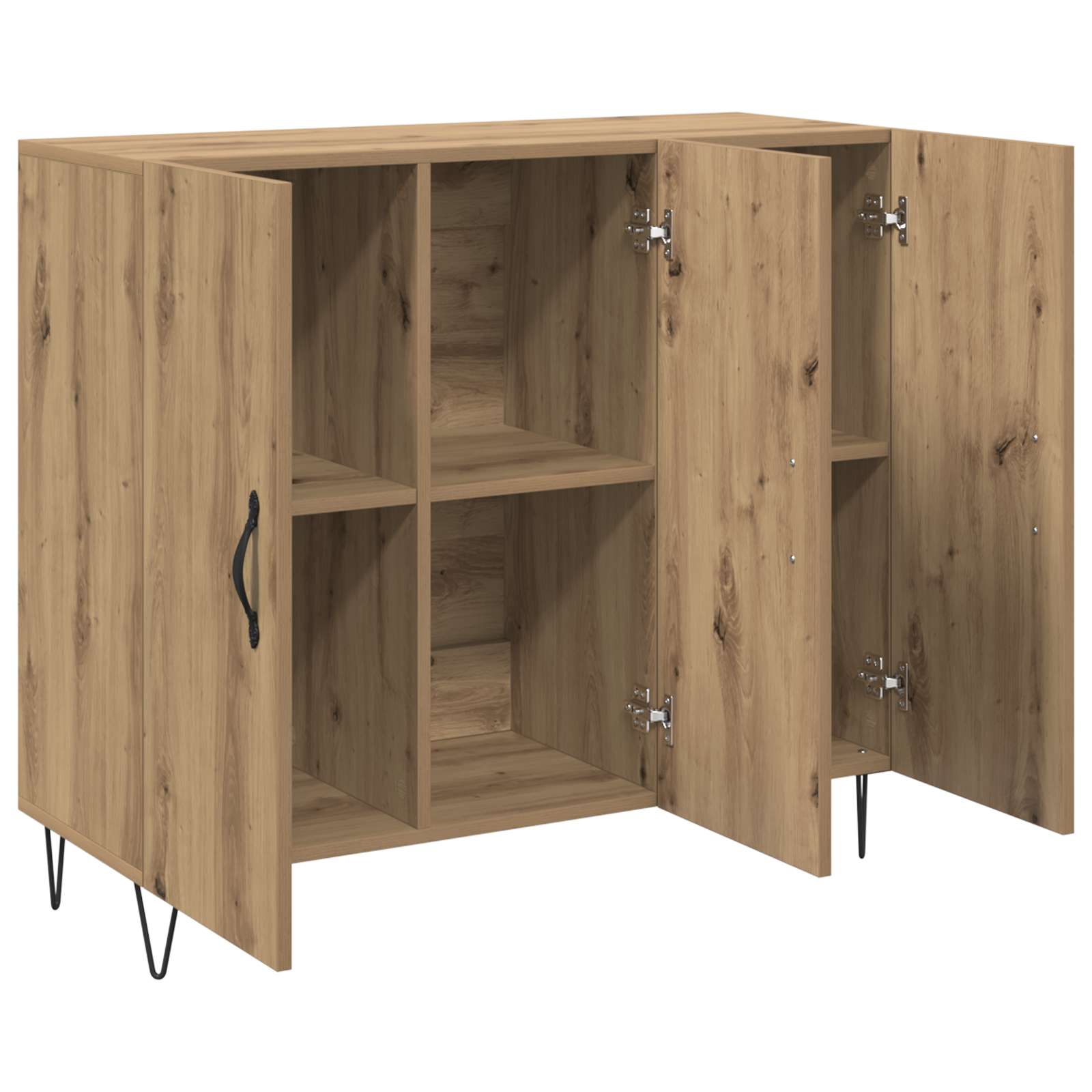 Buffet Chêne artisanal 90 x 32,5 x 80 cm Bois d'ingénierie - XIOS
