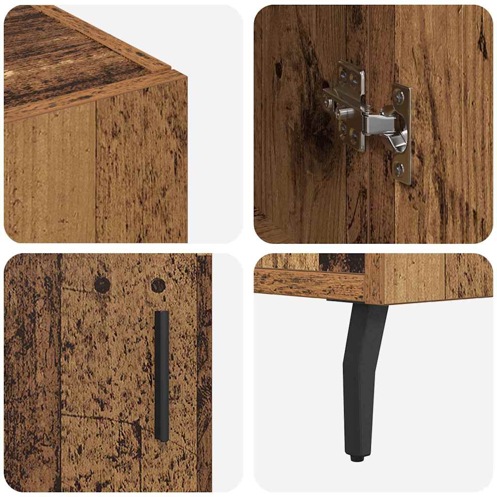 Buffet Marron 90 x 34 x 80 cm Bois d'ingénierie - XIOS