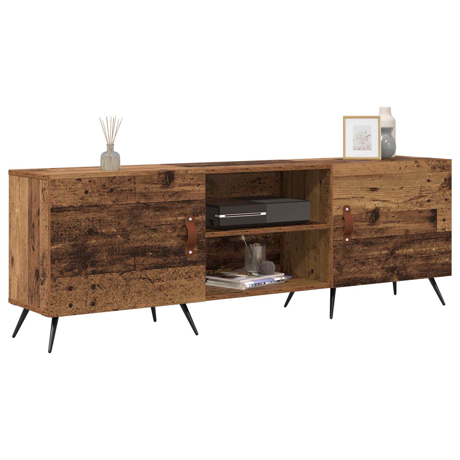 Meuble TV Bois ancien 150 x 30 x 50 cm Bois d'ingénierie - XIOS