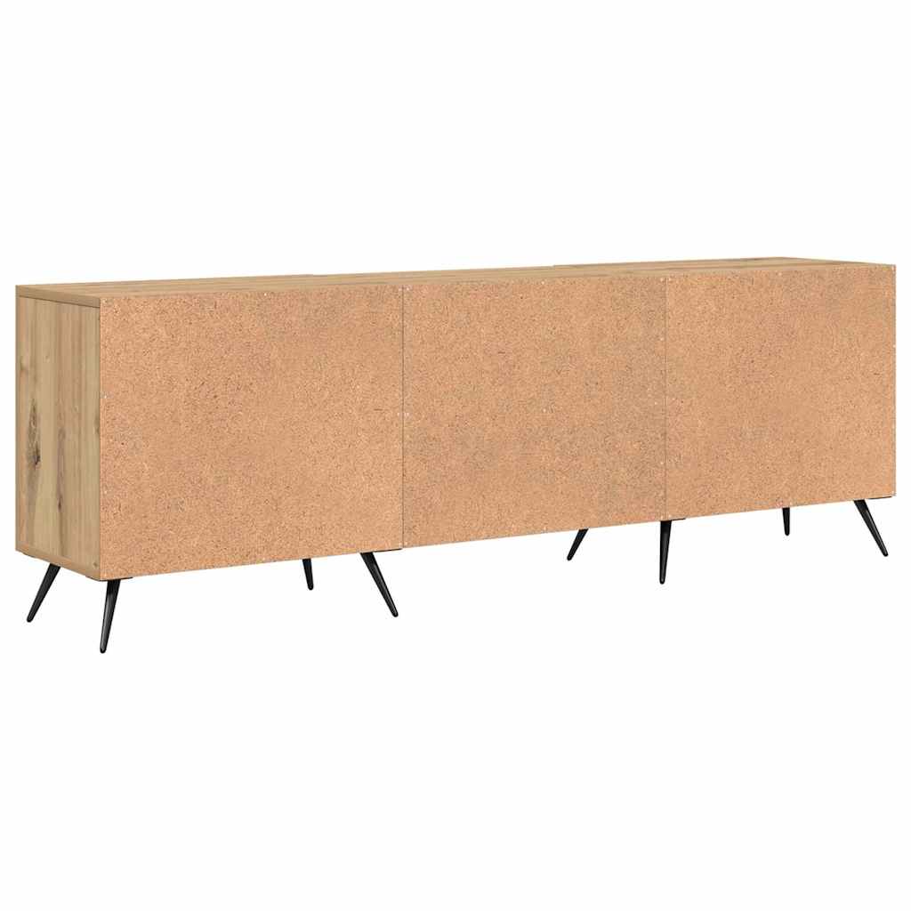 Meuble TV chêne artisanal 150 x 30 x 50 cm Bois d'ingénierie - XIOS