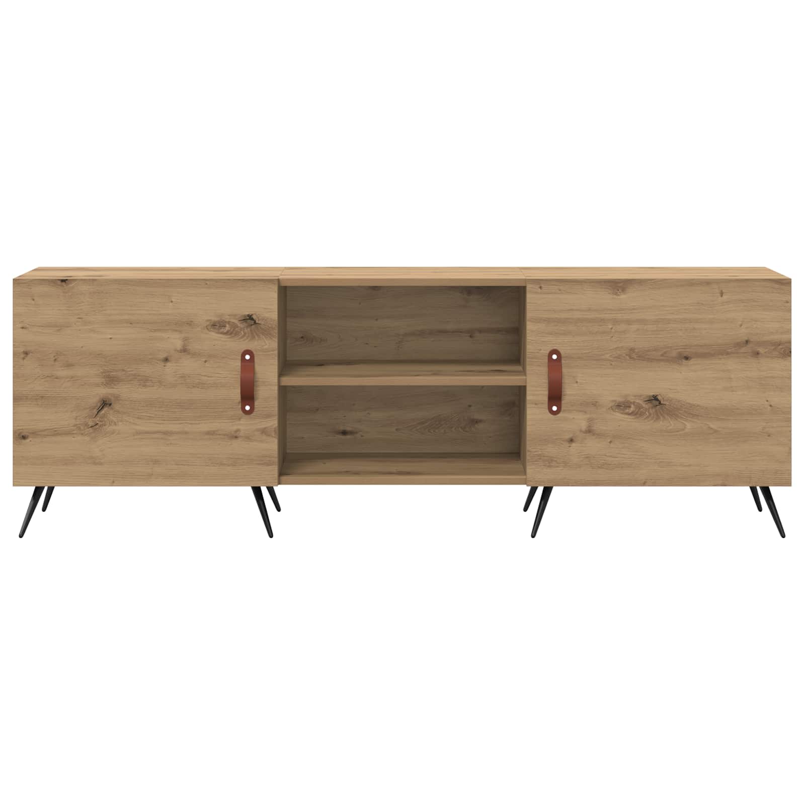Meuble TV chêne artisanal 150 x 30 x 50 cm Bois d'ingénierie - XIOS