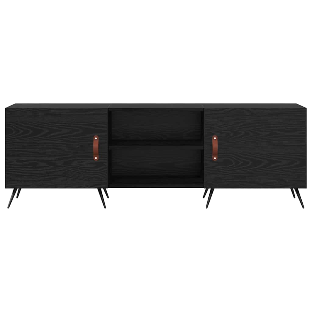 Meuble TV Chêne noir 150 x 30 x 50 cm Bois d'ingénierie - XIOS