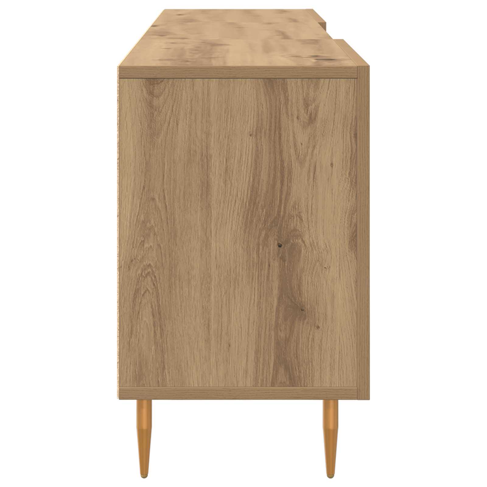 Meuble TV chêne artisanal 150 x 30 x 50 cm Bois d'ingénierie - XIOS