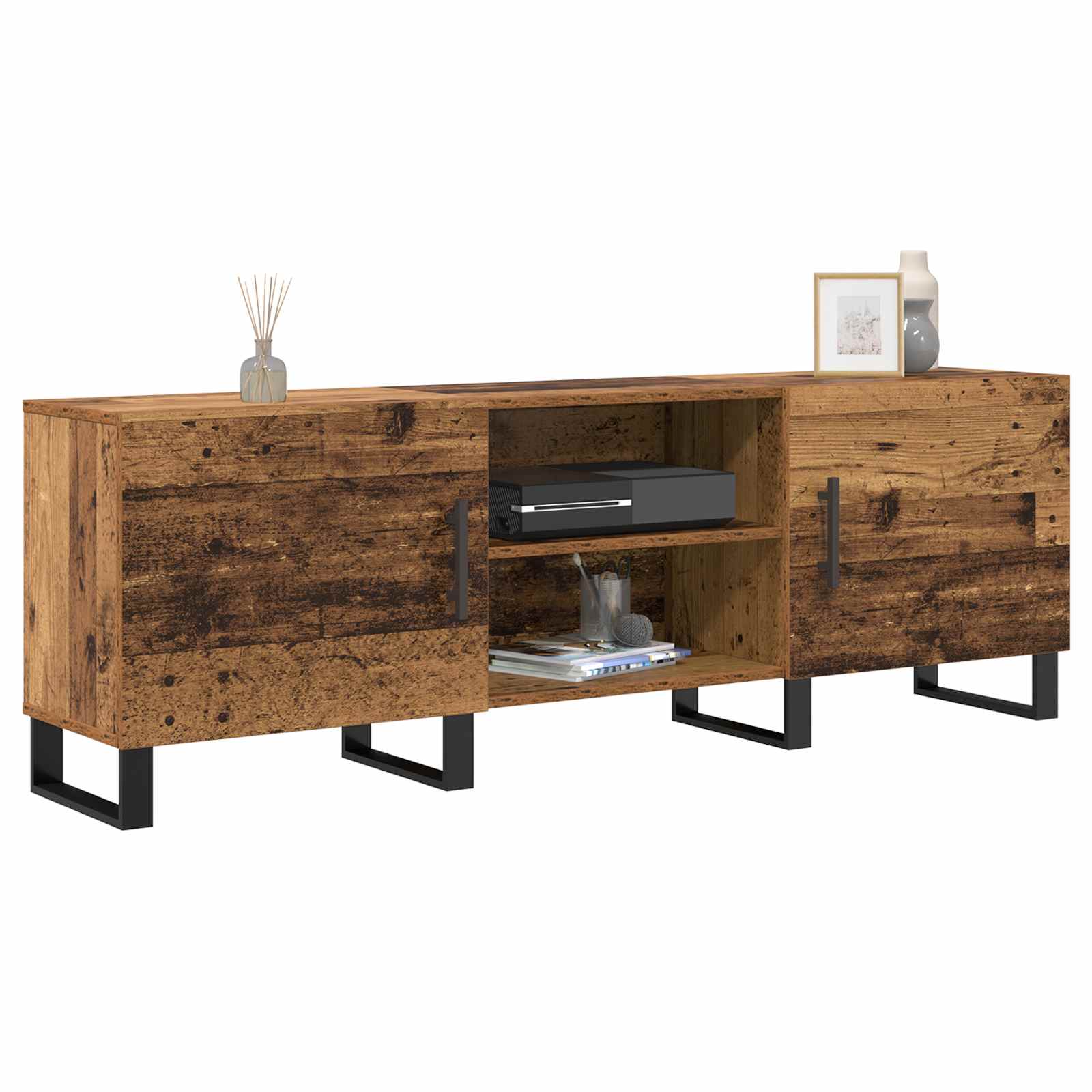 Meuble TV Bois Ancien 150 x 30 x 50 cm Bois d'ingénierie - XIOS