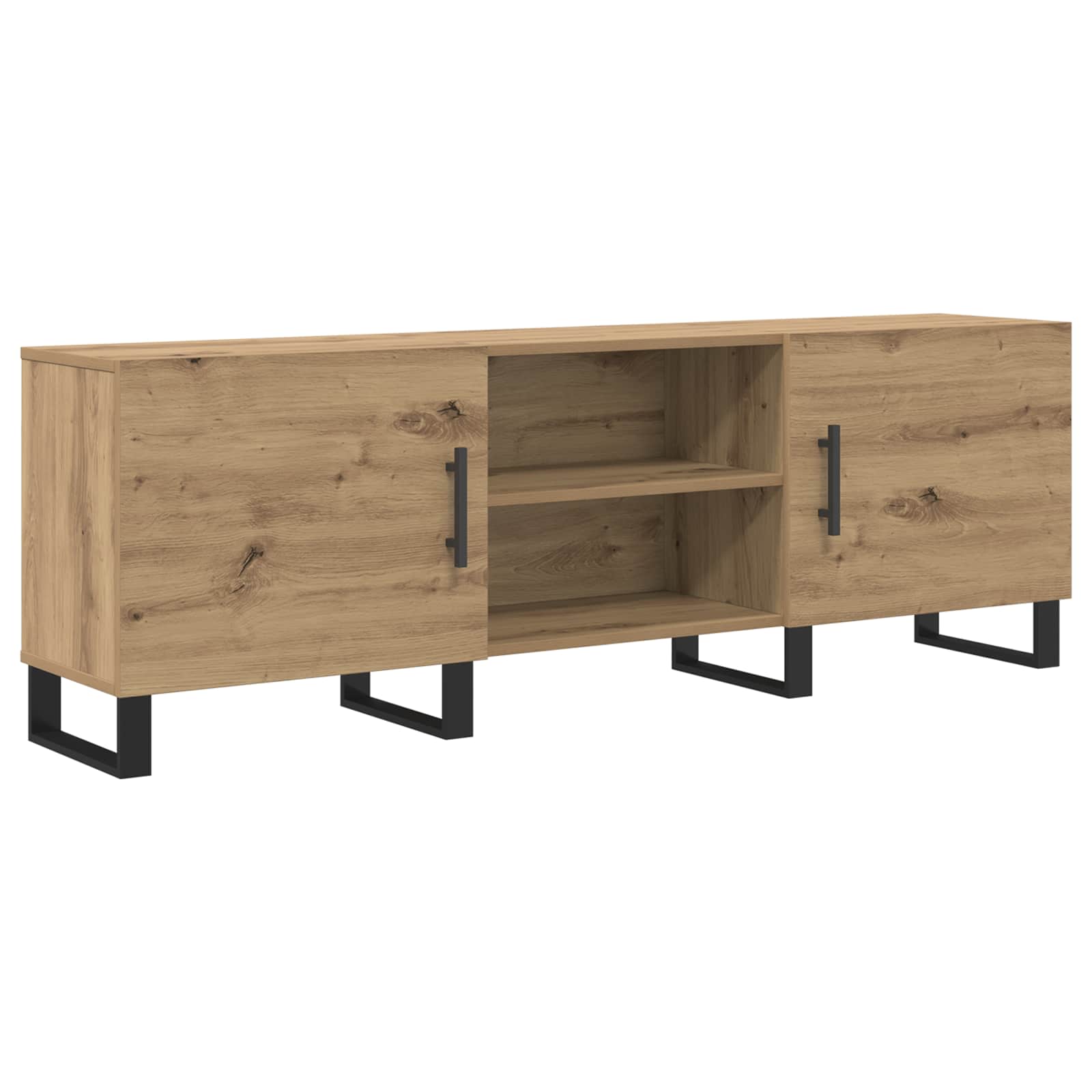 Meuble TV Chêne artisanal 150 x 30 x 50 cm Bois d'ingénierie - XIOS