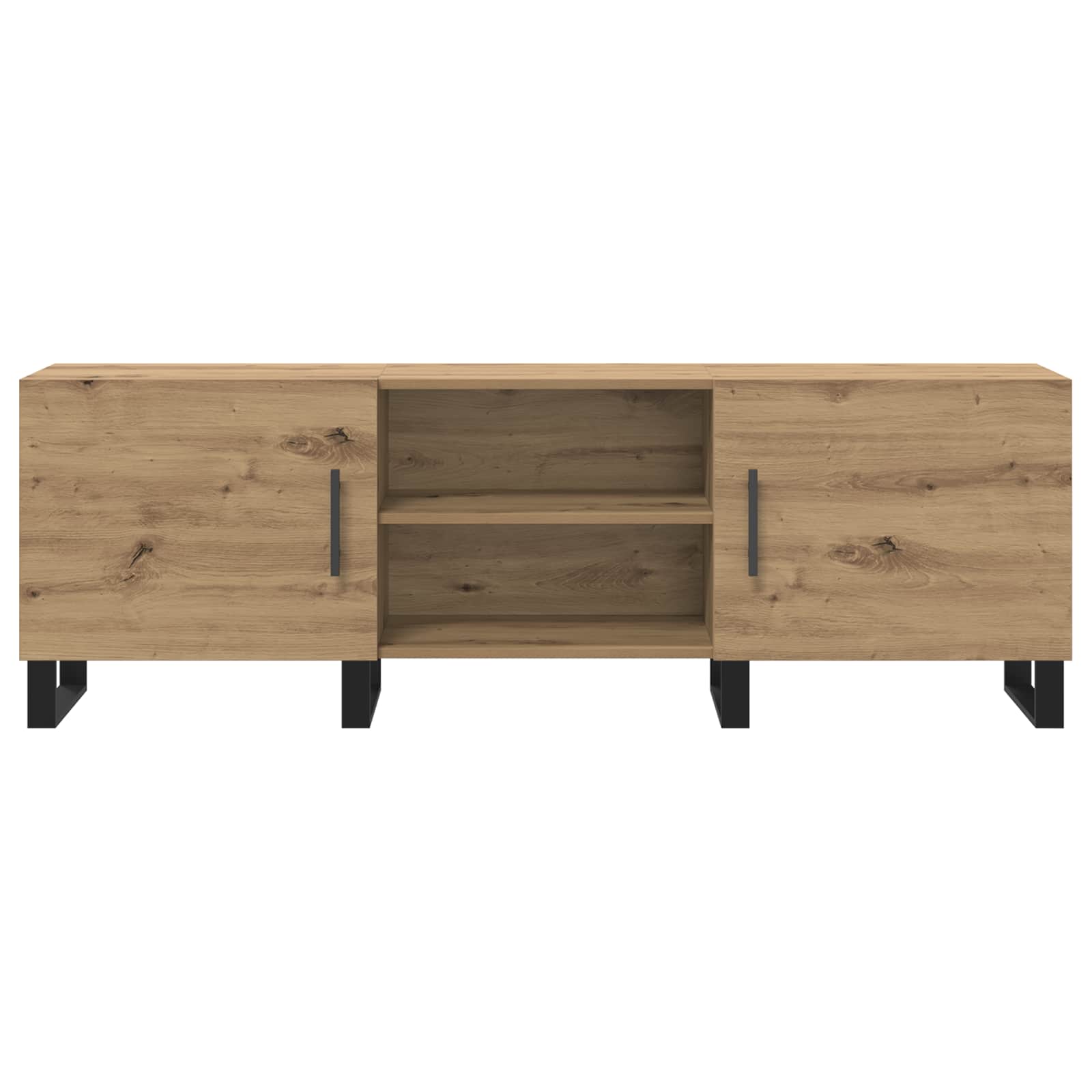 Meuble TV Chêne artisanal 150 x 30 x 50 cm Bois d'ingénierie - XIOS