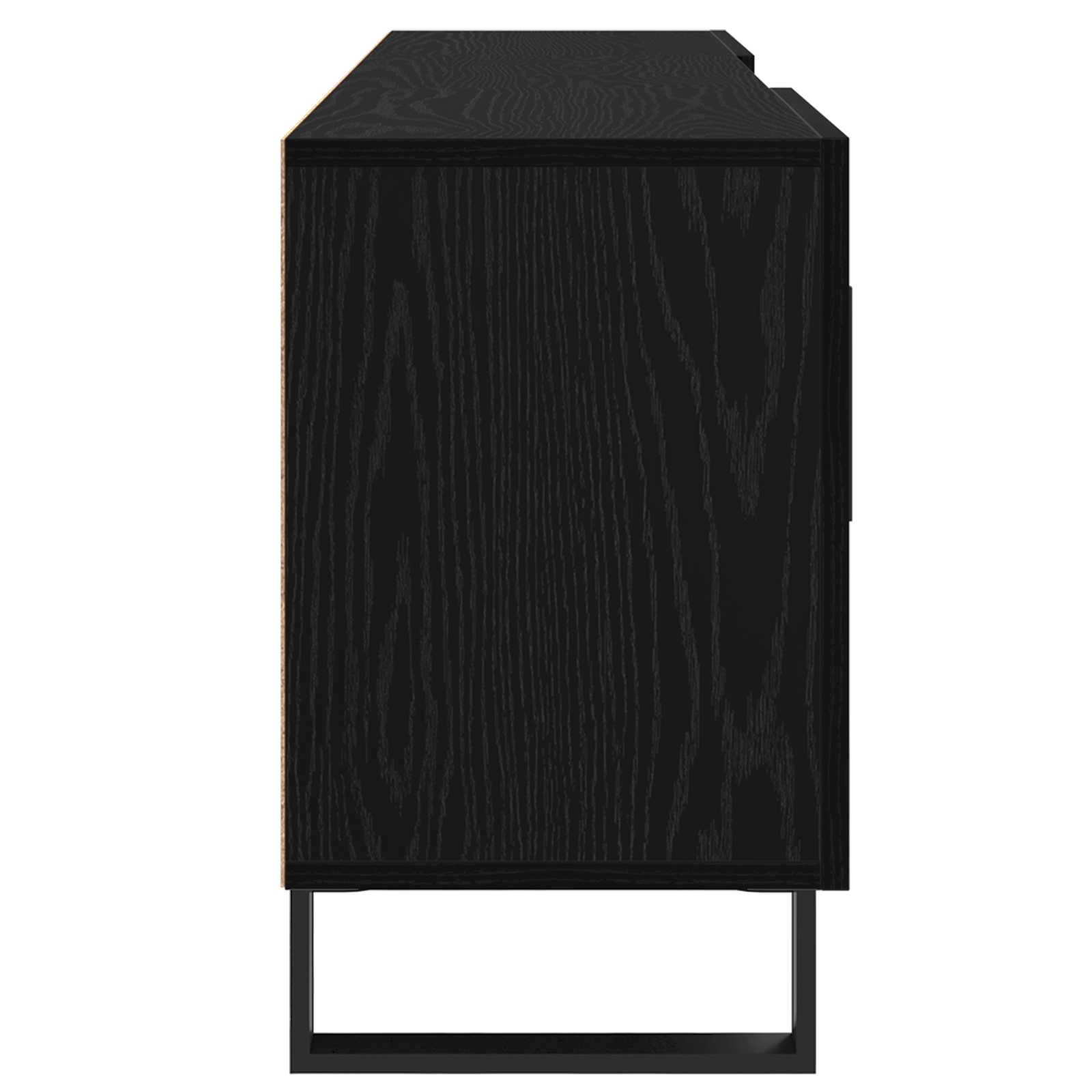 Meuble TV Chêne noir 150 x 30 x 50 cm Bois d'ingénierie - XIOS