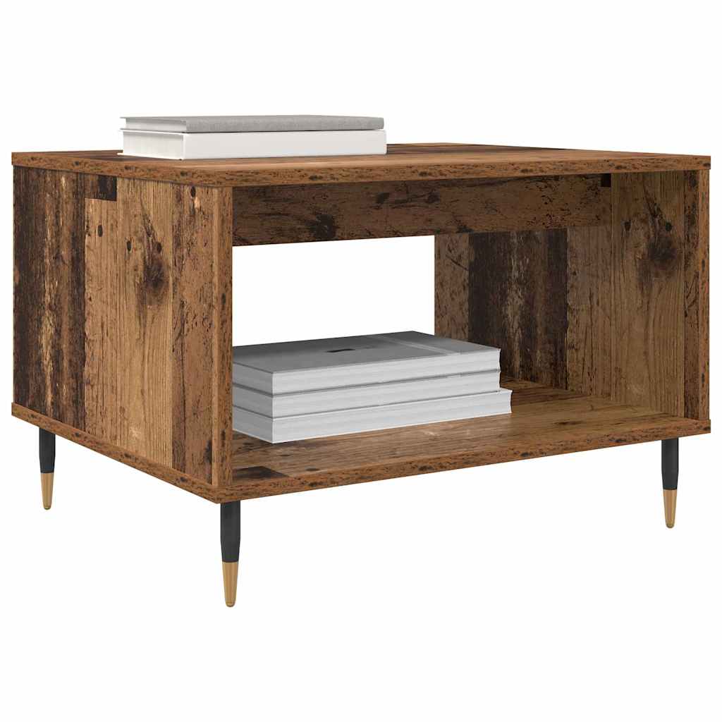 Table basse Bois ancien 60 x 50 x 40 cm Bois d'ingénierie - XIOS