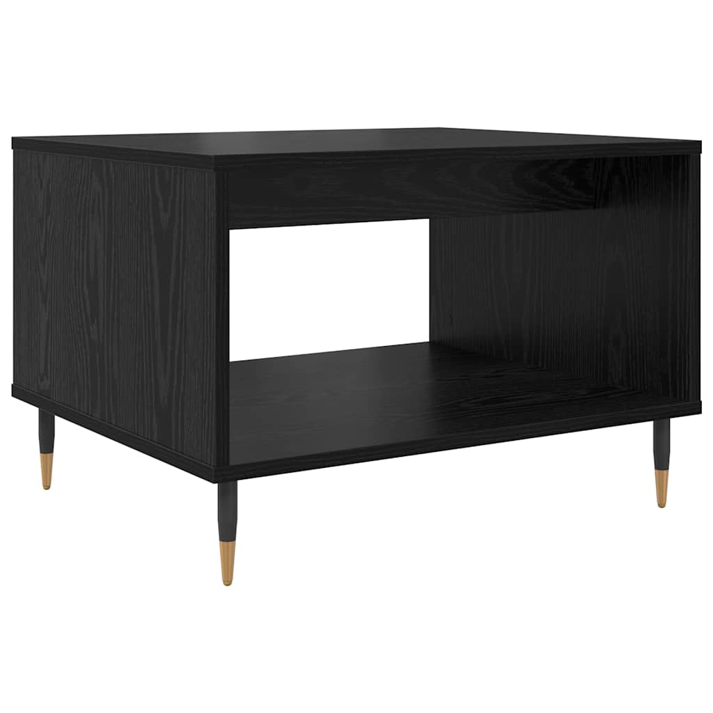 Table basse Chêne noir 60 x 50 x 40 cm Bois d'ingénierie - XIOS