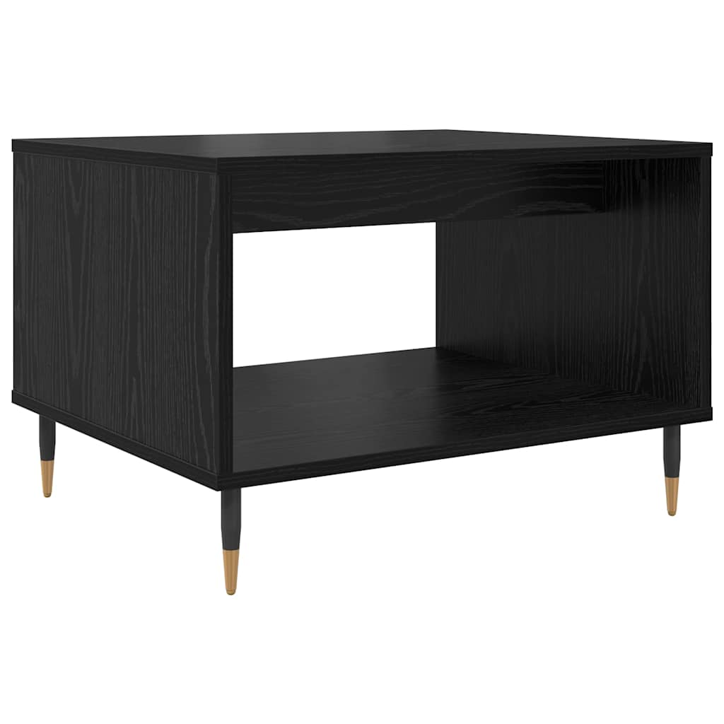 Table basse Chêne noir 60 x 50 x 40 cm Bois d'ingénierie - XIOS