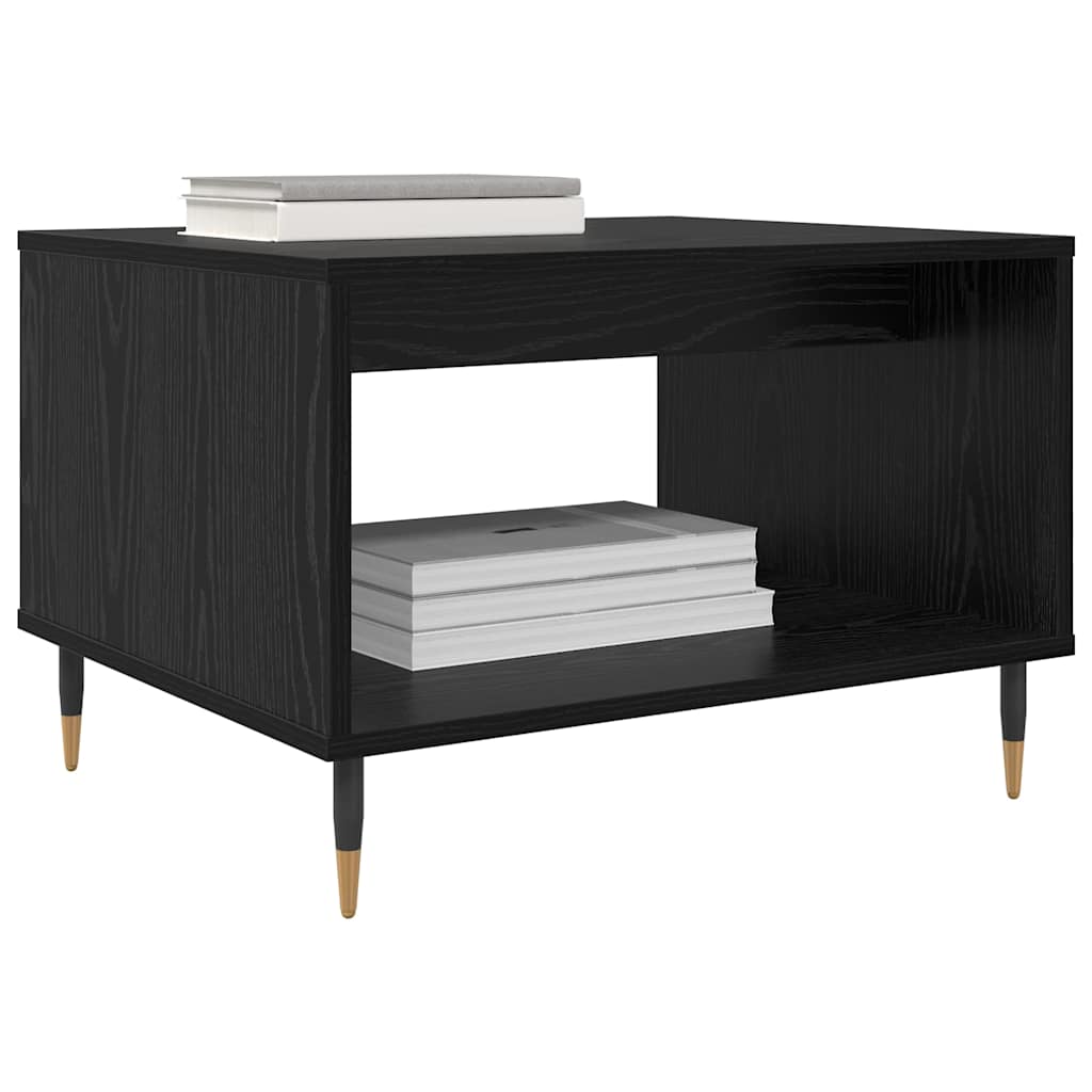 Table basse Chêne noir 60 x 50 x 40 cm Bois d'ingénierie - XIOS