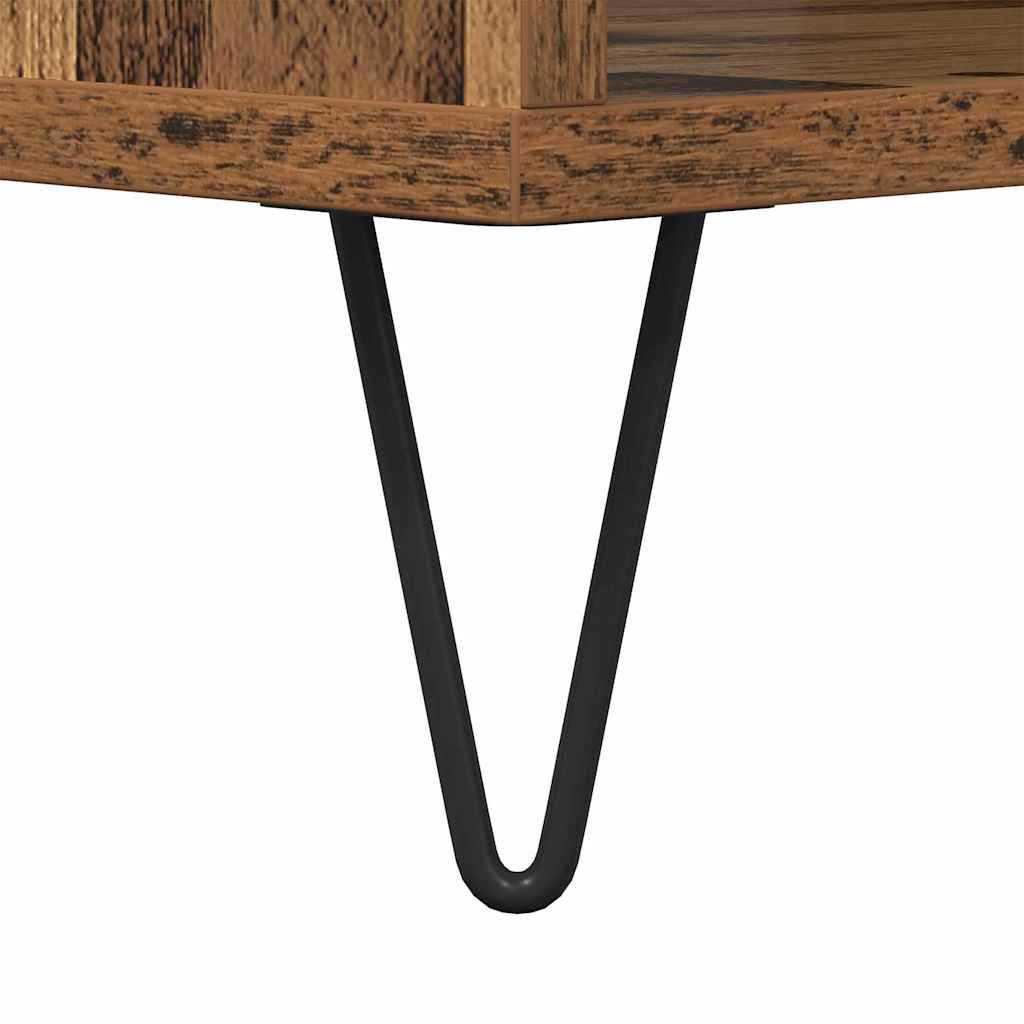 Table basse Bois ancien 60 x 50 x 40 cm Bois d'ingénierie - XIOS