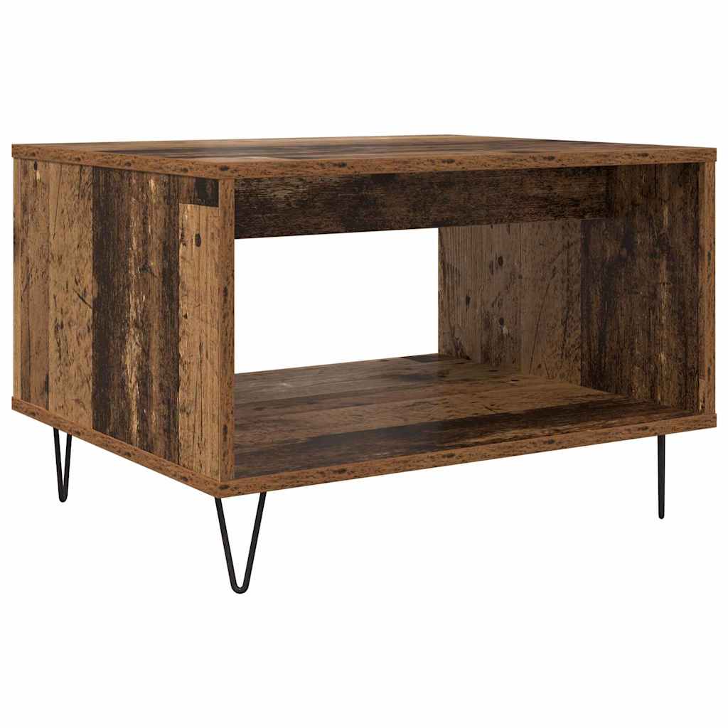 Table basse Bois ancien 60 x 50 x 40 cm Bois d'ingénierie - XIOS