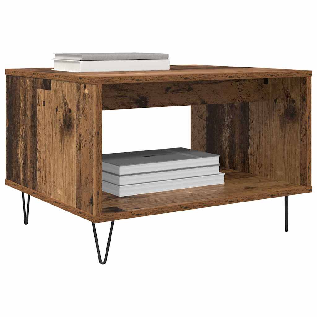 Table basse Bois ancien 60 x 50 x 40 cm Bois d'ingénierie - XIOS