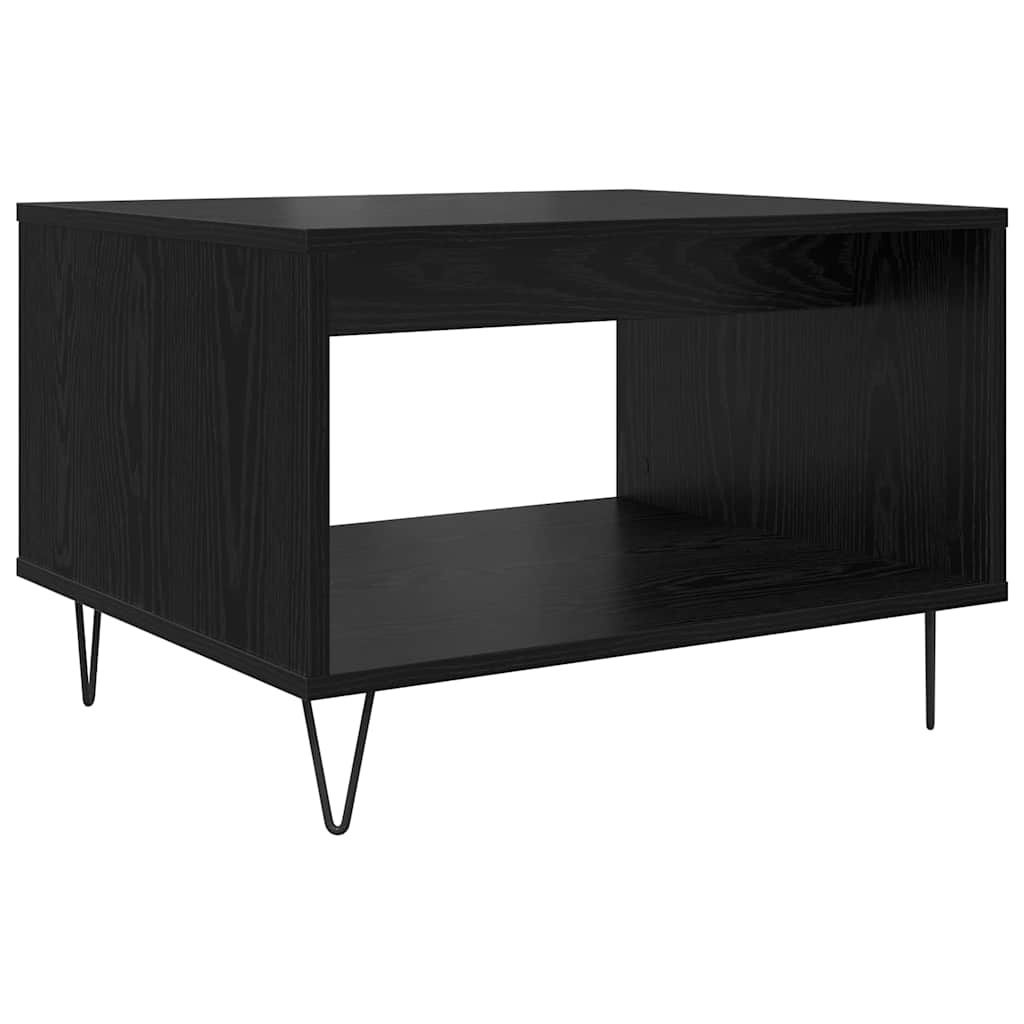 Table basse Chêne noir 60 x 50 x 40 cm Bois d'ingénierie - XIOS
