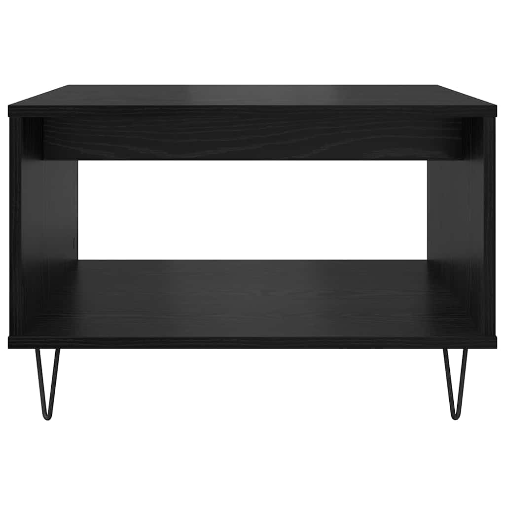 Table basse Chêne noir 60 x 50 x 40 cm Bois d'ingénierie - XIOS