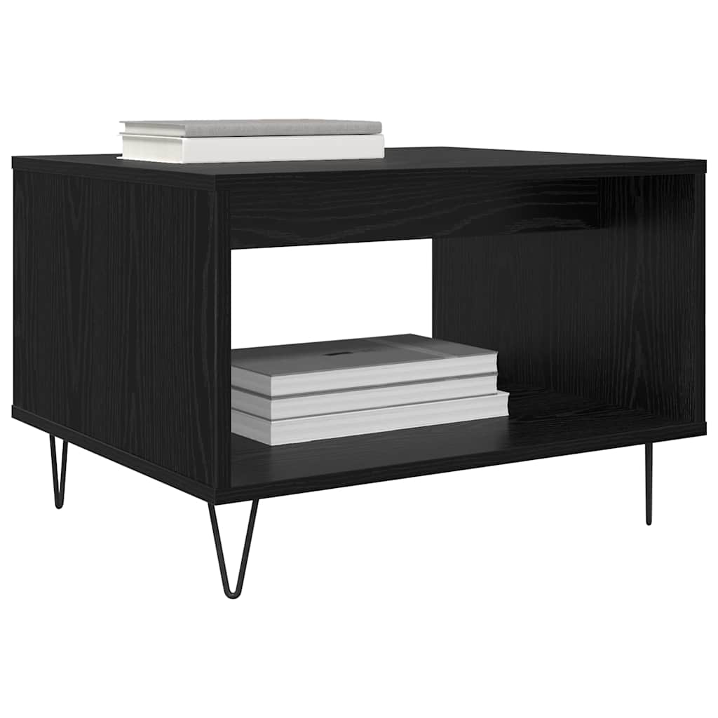 Table basse Chêne noir 60 x 50 x 40 cm Bois d'ingénierie - XIOS
