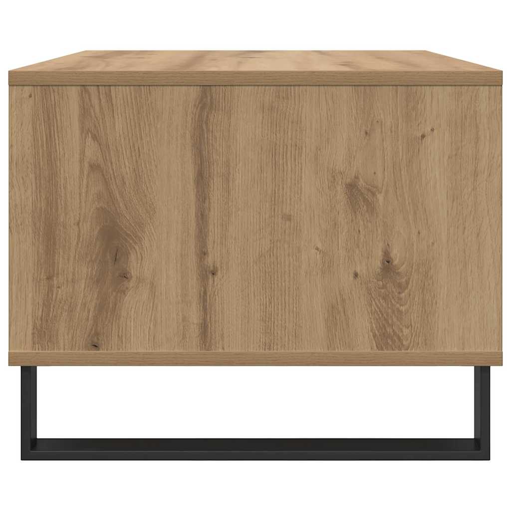 Table basse chêne artisanal 60 x 50 x 40 cm Bois d'ingénierie - XIOS