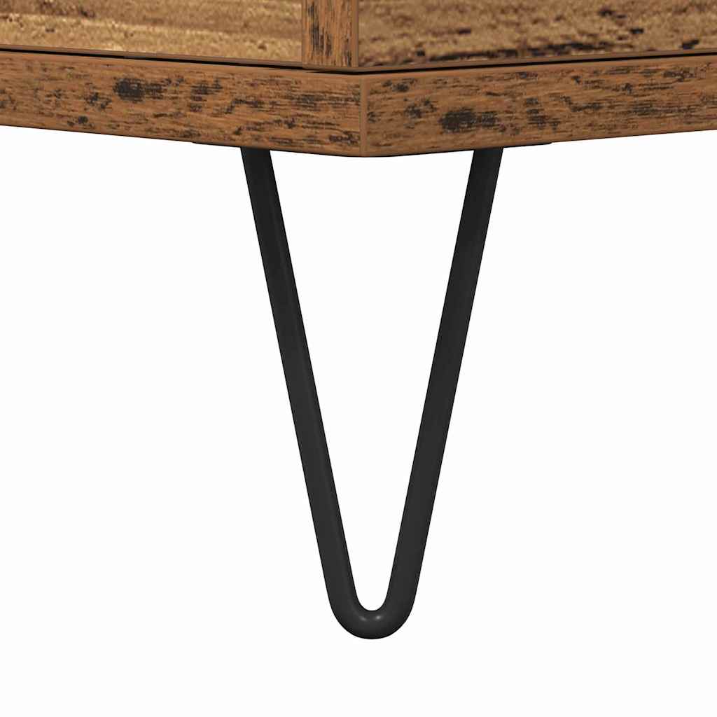 Table basse Bois ancien 90 x 44.5 x 45 cm Bois d'ingénierie - XIOS