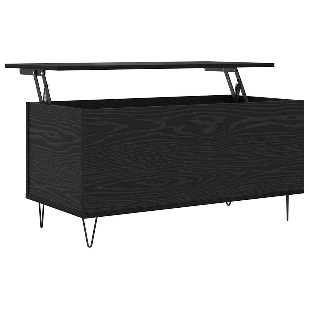 Table basse Chêne noir 90 x 44.5 x 45 cm Bois d'ingénierie - XIOS
