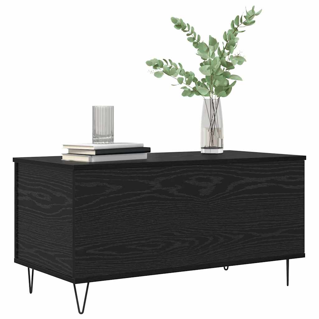 Table basse Chêne noir 90 x 44.5 x 45 cm Bois d'ingénierie - XIOS
