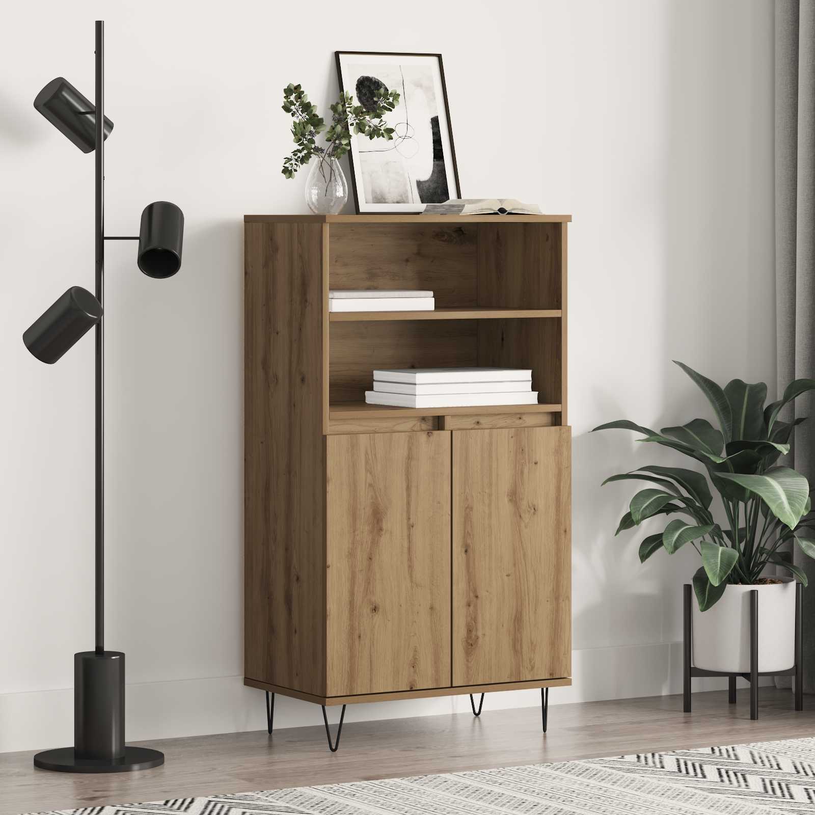 Haut Armoire Marron 60 x 36 x 110 cm Bois d'ingénierie - XIOS