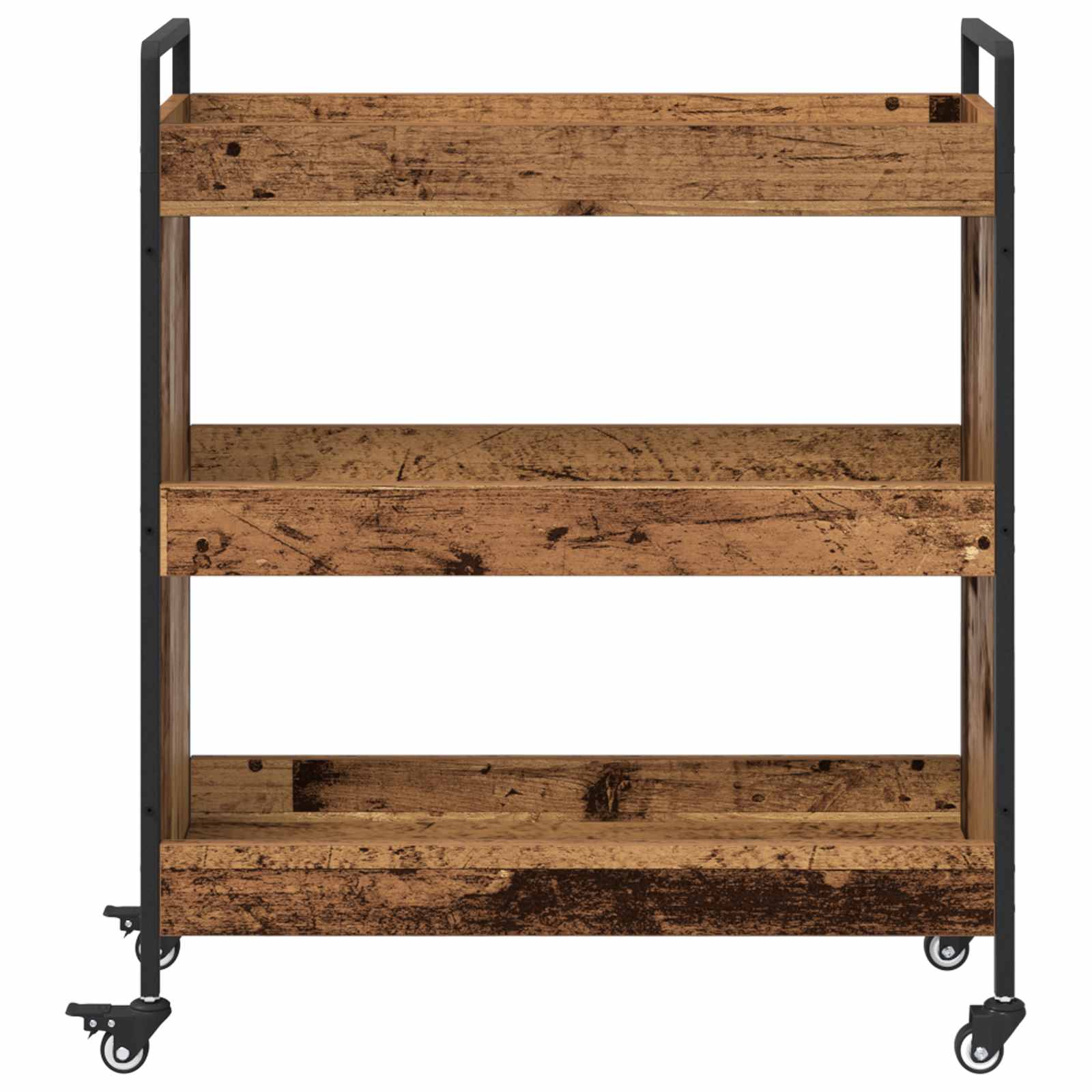 Chariot de cuisine Bois ancien 70 x 30 x 82 cm - XIOS