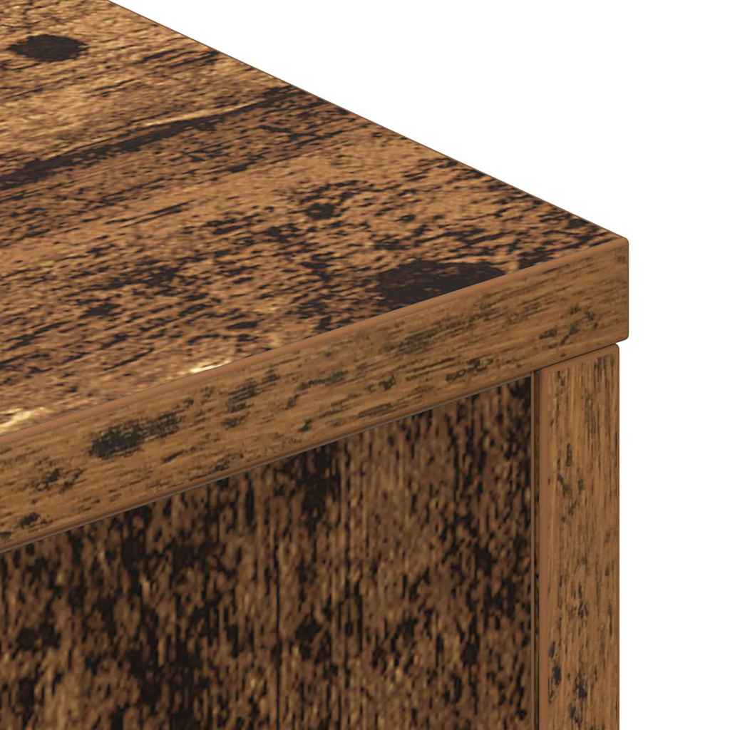 Cabinet de Tête de Lit Bois ancien Bois d'ingénierie - XIOS