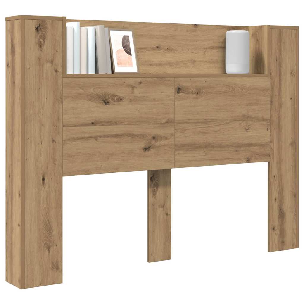 Cabinet de Tête de Lit chêne artisanal Bois d'ingénierie - XIOS