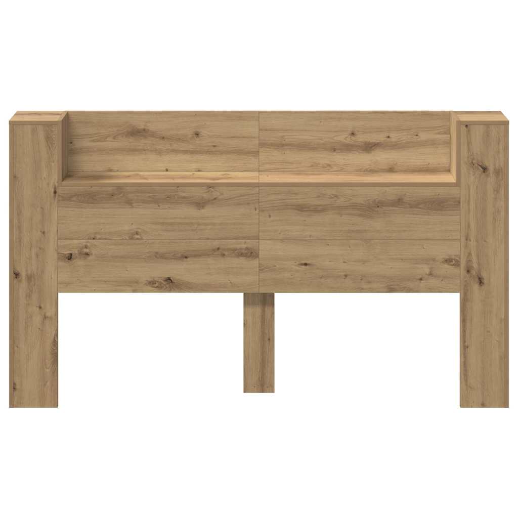 Cabinet de Tête de Lit chêne artisanal 180 x 17 x 104,5 cm - XIOS