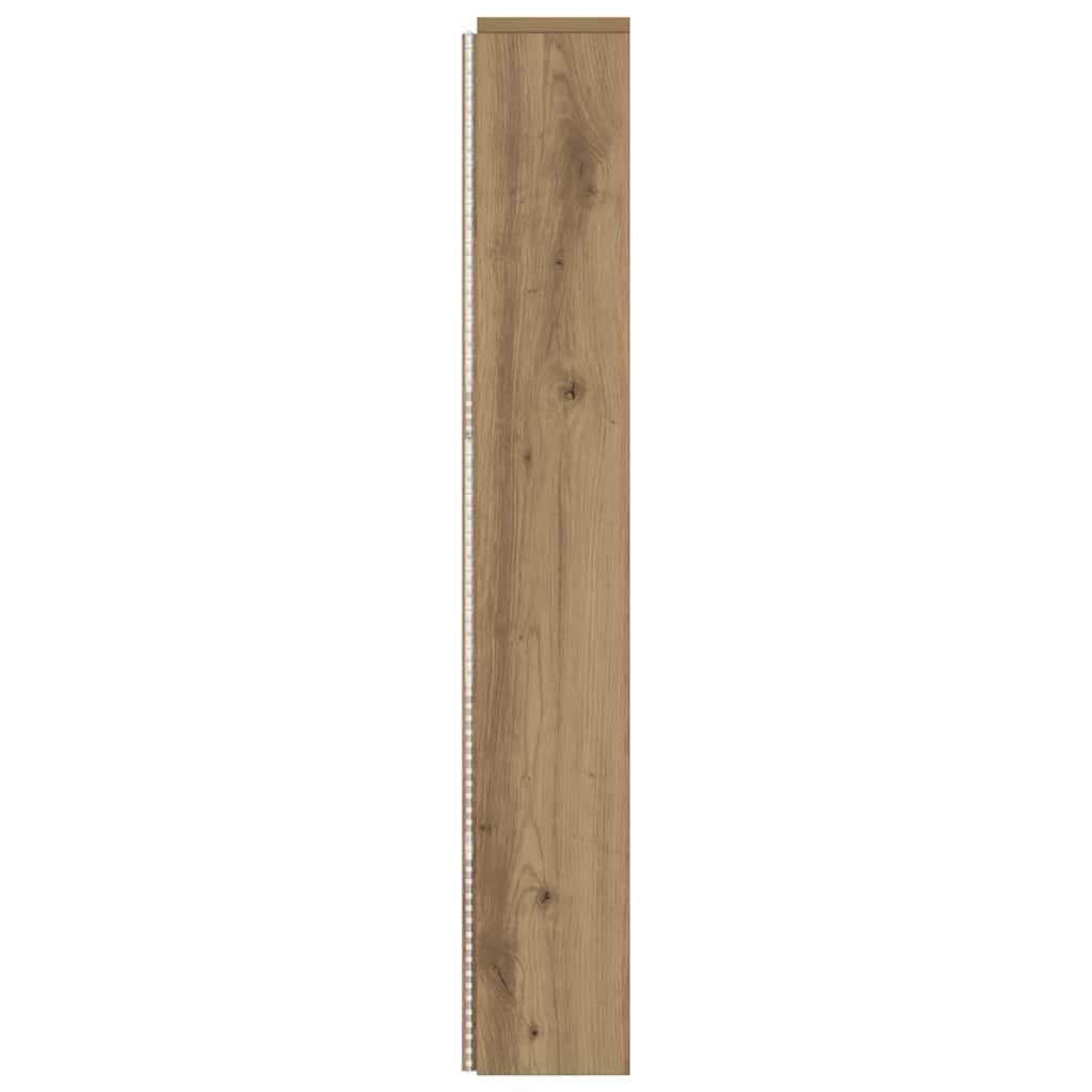 Cabinet de Tête de Lit chêne artisanal 180 x 17 x 104,5 cm - XIOS