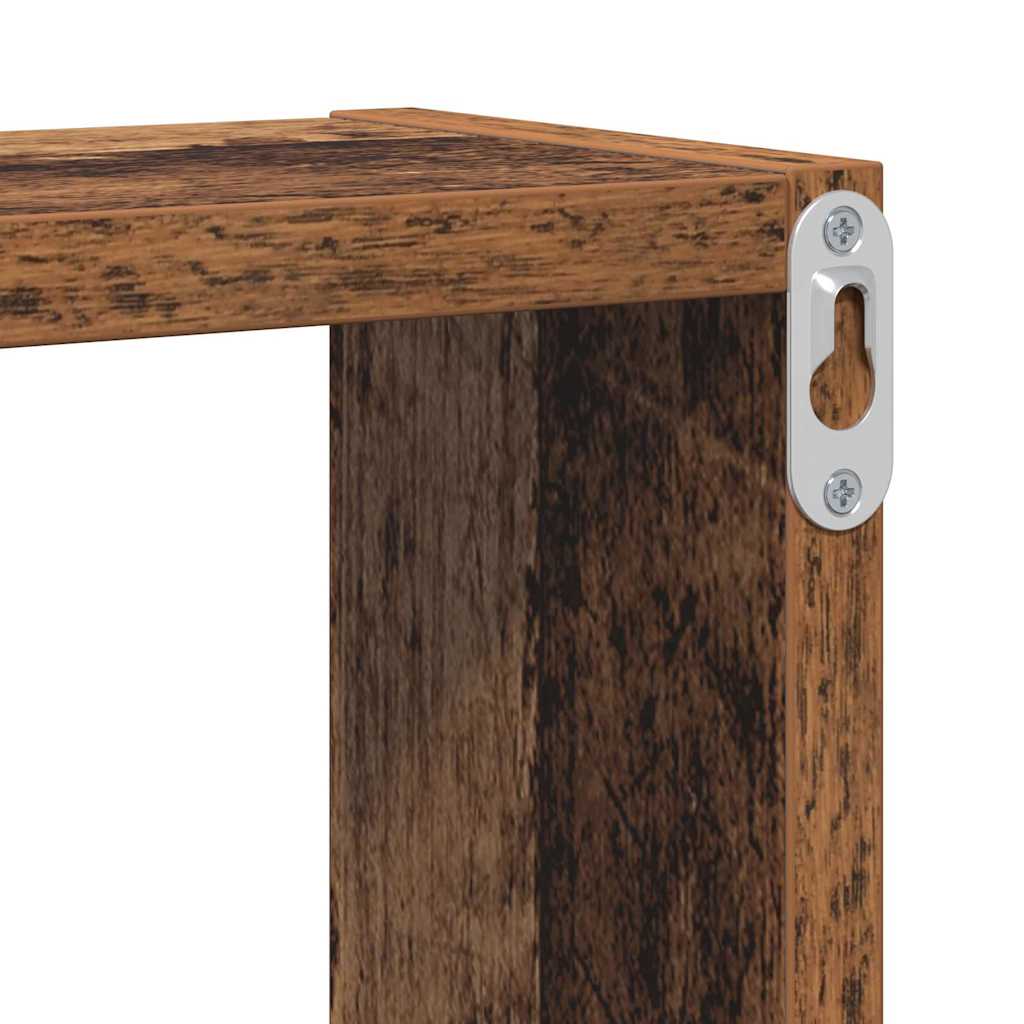 Cube mural Autre Bois ancien 96 x 12 x 64 cm Bois d'ingénierie - XIOS