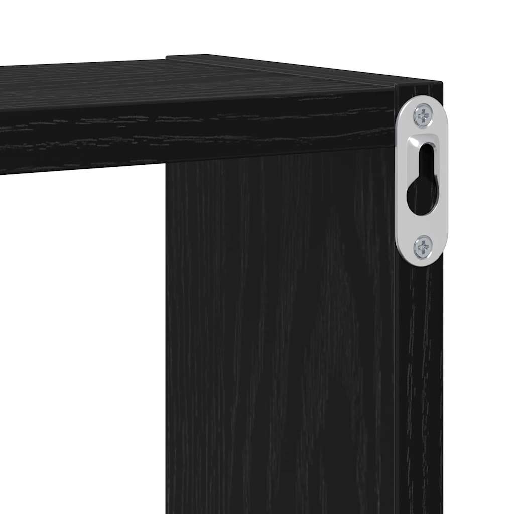 Cube mural Autre Chêne noir 96 x 12 x 64 cm Bois d'ingénierie - XIOS