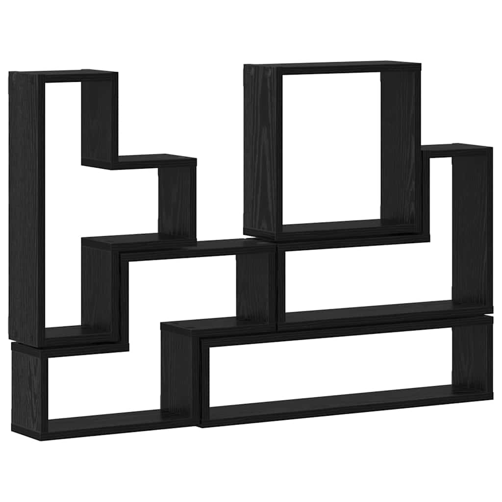Cube mural Autre Chêne noir 96 x 12 x 64 cm Bois d'ingénierie - XIOS