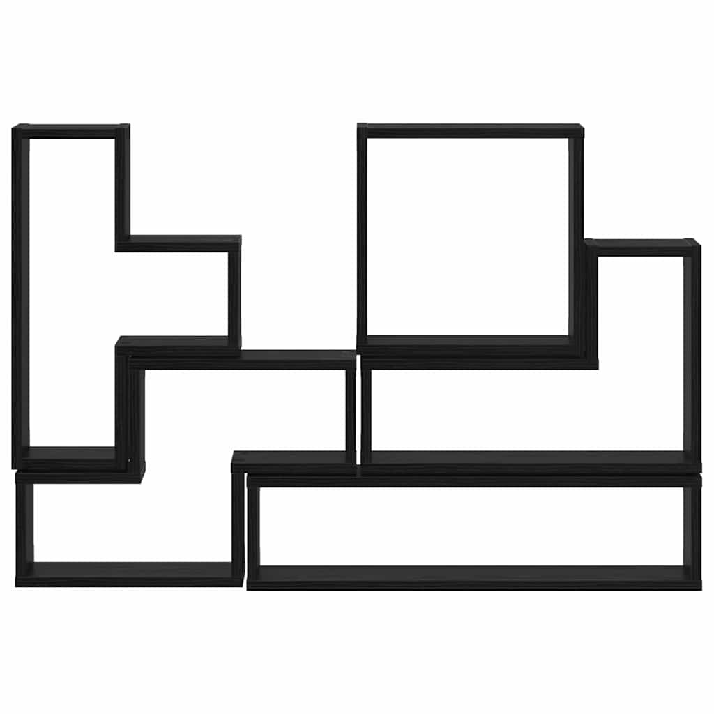 Cube mural Autre Chêne noir 96 x 12 x 64 cm Bois d'ingénierie - XIOS