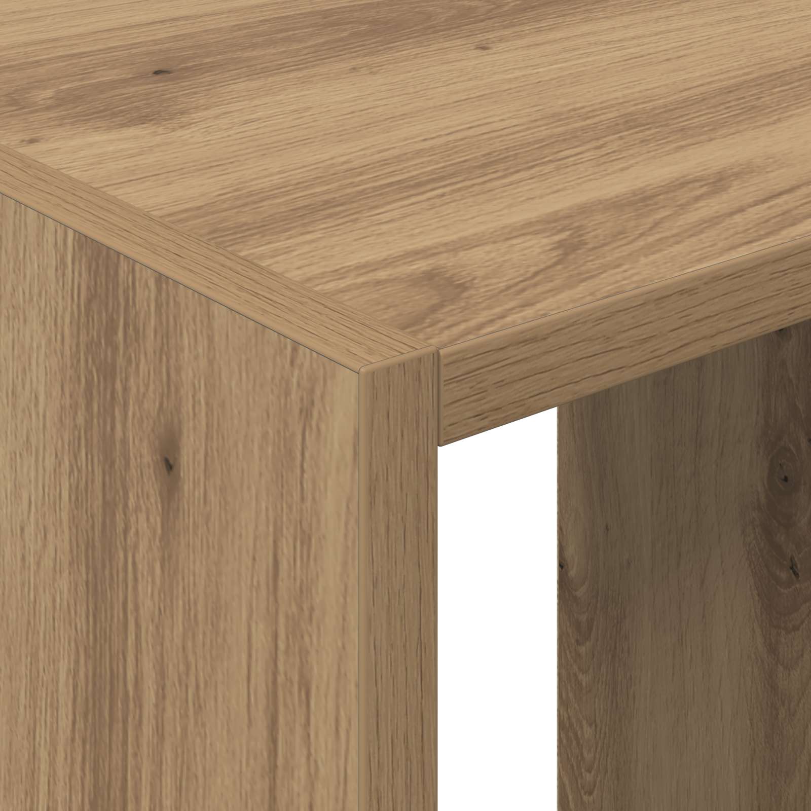 Armoire avec étagère Chêne artisanal 77 x 48 x 102 cm