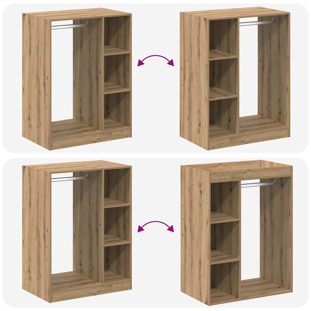 Armoire chêne artisanal 77 x 48 x 102 cm Bois d'ingénierie - XIOS