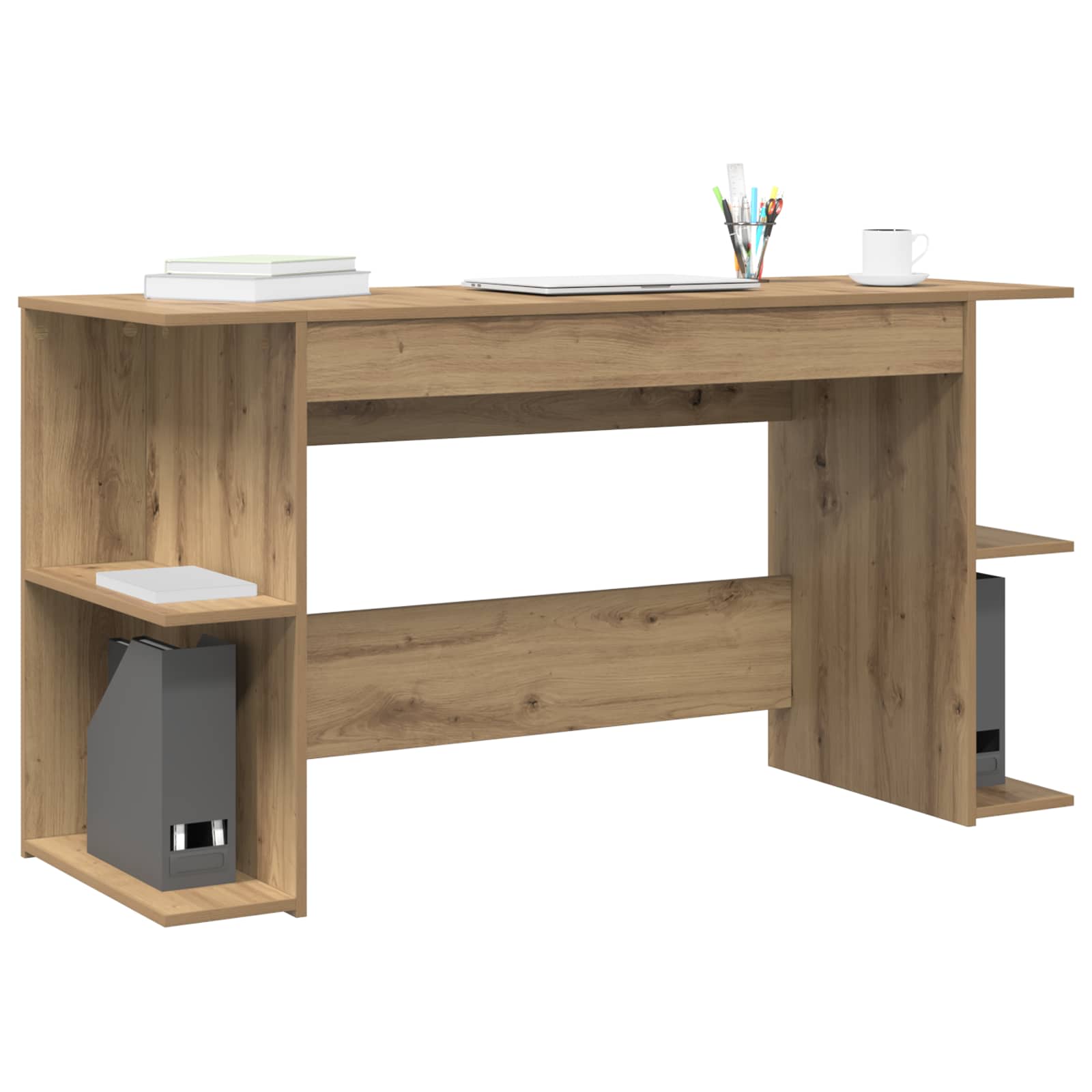 Bureau chêne artisanal Bois d'ingénierie 140 x 50 x 75 cm