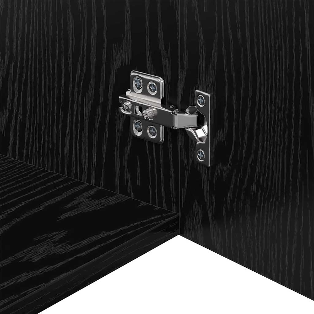 Meuble mural Chêne noir 80 x 42.5 x 40 cm Bois d'ingénierie - XIOS