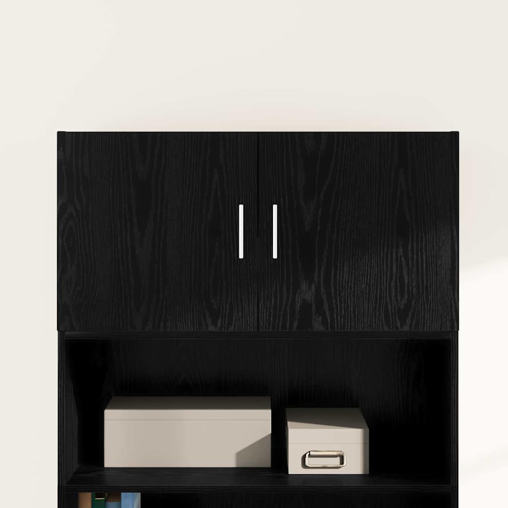 Meuble mural Chêne noir 80 x 42.5 x 40 cm Bois d'ingénierie - XIOS