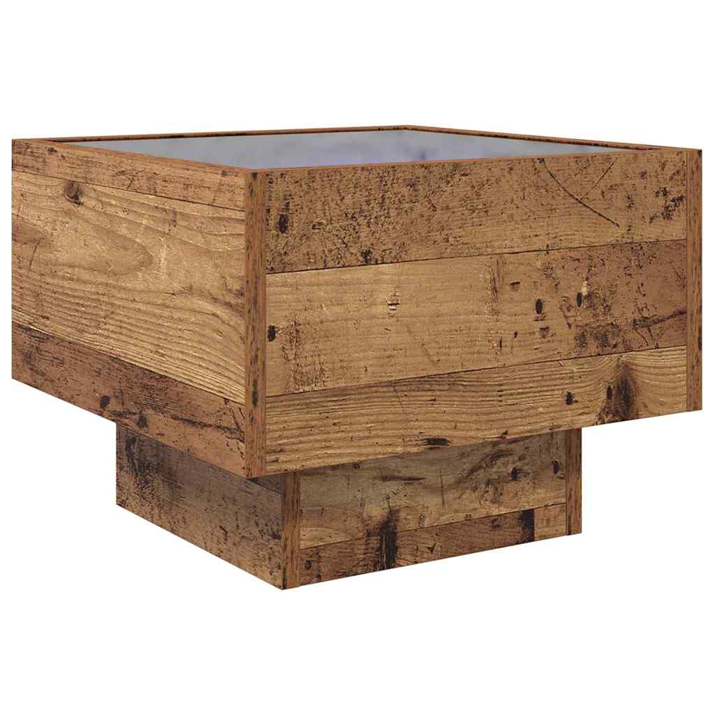 Table basse Bois ancien 40 x 40 x 30 cm Bois d'ingénierie - XIOS