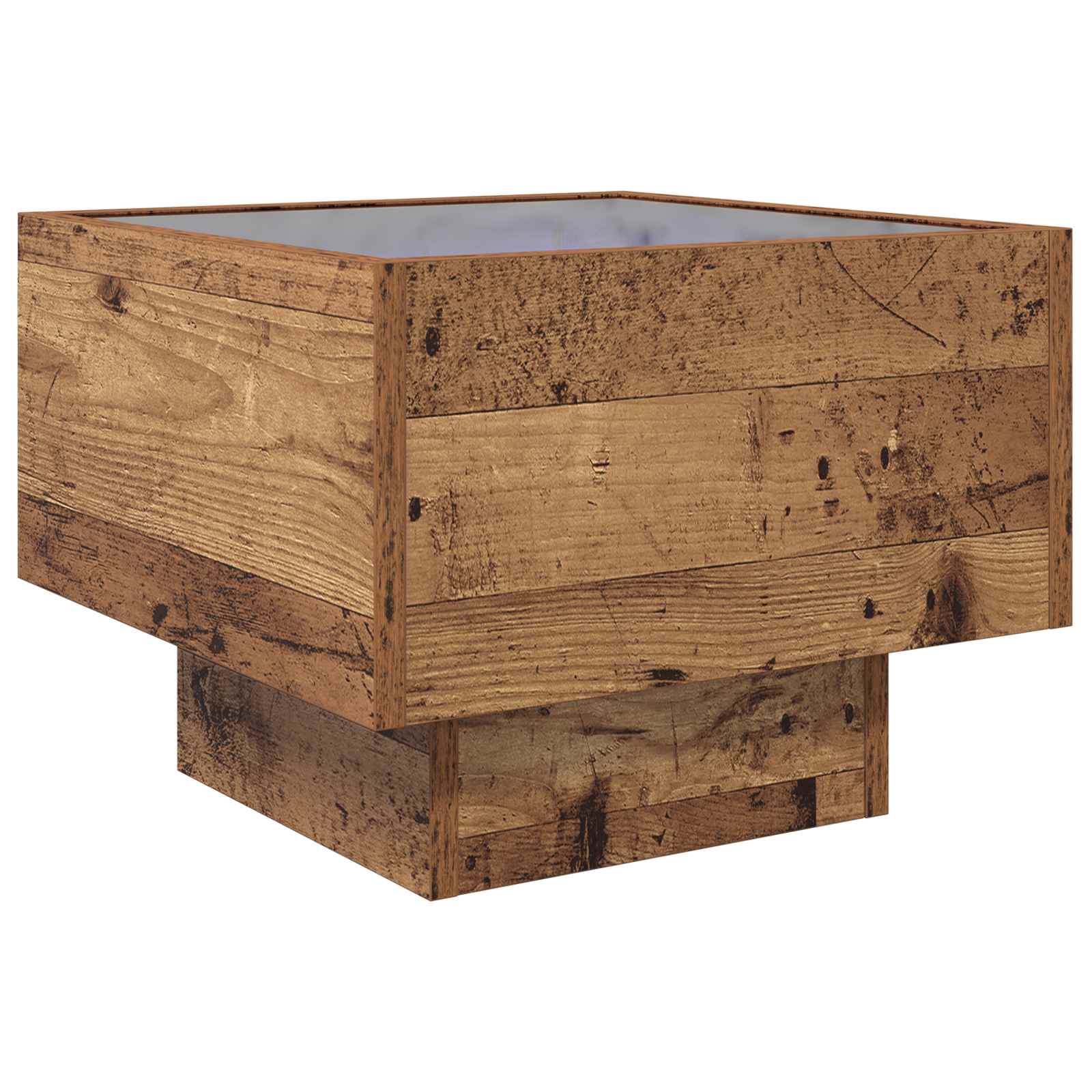 Table basse Bois ancien 40 x 40 x 30 cm Bois d'ingénierie - XIOS