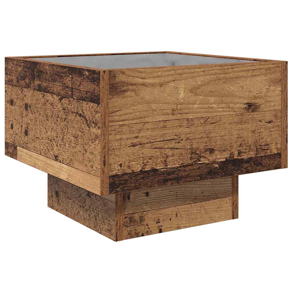 Table basse Bois ancien 40 x 40 x 30 cm Bois d'ingénierie - XIOS