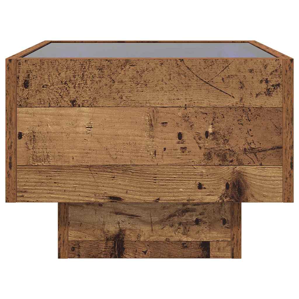 Table basse Bois ancien 40 x 40 x 30 cm Bois d'ingénierie - XIOS