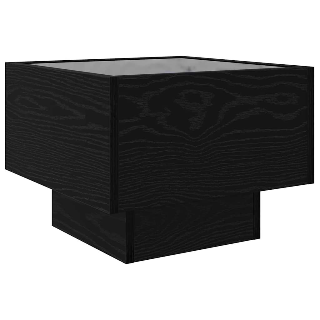 Table basse Chêne noir 40 x 40 x 30 cm Bois d'ingénierie - XIOS